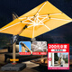 藤朝家具（Teng chao jia ju）藤朝戶外遮陽傘庭院傘大太陽傘羅馬傘室外露臺(tái)花園擺攤戶外傘 【抗風(fēng)帶燈】2.5米+300斤水箱