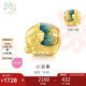 周生生七夕禮物黃金轉(zhuǎn)運(yùn)珠小吉象吉祥足金串珠 不含手鏈繩93854C