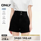 ONLY夏季時(shí)尚百搭高腰顯瘦A字短褲牛仔褲女|124243004 J09 深牛仔灰色 S 160/64A