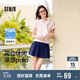 森馬（Semir）POLO衫女涼感抗菌修身襯衫2025夏刺繡休閑通勤套頭衫109325115001