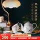 Gao Chun Ceramics高淳陶瓷鵲登高枝家用中式骨瓷茶具套裝輕奢高端下午茶整套茶具禮 鵲登高枝茶具1壺4杯禮盒裝