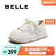 百麗舒適兩穿網(wǎng)面鞋女25春新撞色厚底休閑鞋B2559BQ5 米白-網(wǎng)面 39