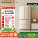 小吉（MINIJ）【買大送小】508L機(jī)皇法式復(fù)古冰箱奶油風(fēng)高顏值客廳冰箱一級能效1小時自動制冰BCD-JF508B1F02