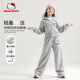 Hello Kitty女童運動(dòng)套裝2025新款春秋簡(jiǎn)約洋氣女孩外套兩件套韓版女孩衣服