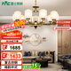 雷士（NVC）吊燈 新中式客廳吸頂?shù)鯚魺艟?中國風臥室吊燈裝飾NDBX10A-010