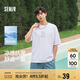 森馬（Semir）短袖T恤男索羅娜涼感抗菌夏裝設(shè)計感印花休閑圓領(lǐng)t恤101324100154
