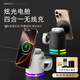 MOYi Qi2認(rèn)證三合一無線充電器Magsafe磁吸15W快充蘋果iPhone16pro底座手機iWatch手表耳機支架充電站