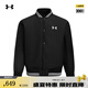 安德瑪（UNDERARMOUR） Ins男女情侶百搭防寒夾棉運(yùn)動休閑外套1389371 黑色001 XL