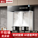 新飛油煙機家用廚房免安裝不掛墻陽(yáng)臺窗戶(hù)帶玻璃罩抽油煙機出租房屋小型一體立柜式吸油煙機 75cm小號觸摸體感+自清潔+語(yǔ)音聲控（白色架子）