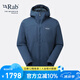 RabRAB睿坡Xenair Alpine男士防潑水透氣棉衣戶外運(yùn)動(dòng)棉服夾克QIP-09 暴風(fēng)藍(lán)-TMB M