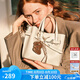 蔻一（Cnoles）包包女士2025最新款通勤斜挎水桶包單肩小手提包七夕情人節(jié)禮物