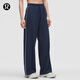 lululemon丨Court Rival 女士闊腿運(yùn)動(dòng)褲 防曬 LW5HIDA 恣意藍(lán)/白 XS