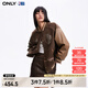 ONLY春夏NBA聯(lián)名款百搭字母短款棒球服外套女|124136016 E11 鏡瓶棕色 M (165) 84A