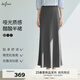 伊芙麗（eifini）伊芙麗女裝時髦經(jīng)典百搭通勤女士軟垂質(zhì)感醋酸半裙2025夏裝新款 灰色 L 120-135斤