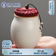 蘇氏陶瓷（SUSHI CERAMICS）茶葉罐脂白簡約密封罐陶瓷儲物罐之茶具配件