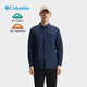 Columbia哥倫比亞戶(hù)外男士休閑速干透氣防曬防紫外線(xiàn)UPF50長(zhǎng)袖襯衫AE0651 464 L