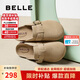 百麗七夕禮物舒適勃肯鞋女休閑百搭可外穿包頭拖鞋B2591BH5 杏色 36