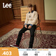 Lee723修身直腳黑色男牛仔褲潮 黑色 31 