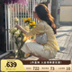 KISSCAT接吻貓25年春季心動(dòng)信號(hào)都市時(shí)裝時(shí)尚尖頭瑪麗珍鞋KA65122-13 繁星許愿鏈（羊皮） 37