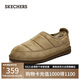 斯凱奇（Skechers）男靴秋冬加絨保暖雪地靴一腳蹬軟底舒適棉鞋休閑鞋205179