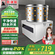 獵鋼狼家禽脫毛機(jī)雞鴨鵝商用渦輪殺雞脫毛機(jī)器家用小型全自動(dòng)褪毛拔毛機(jī)水房商用脫毛機(jī)超市商用家禽脫毛 【銅芯款】50型