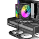 寒霜寒霜GH260顯卡支架 50系列臺(tái)式海景房電腦豎裝鋁合金雙層支撐千斤頂托架 底部磁吸顯卡支撐架 GH260黑色雙滑塊顯卡支架【2-25cm支撐】