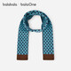 巴拉巴拉balaOne童裝兒童圍巾男童女童提花圖案舒適保暖