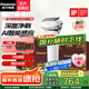 松下（Panasonic）剃須刀大錘子往復(fù)式電動剃須刀5刀頭全身水洗干濕兩剃刮胡刀 生日禮物送男友送老公 ES-LM51-W  白色-進(jìn)口5刀頭禮盒裝
