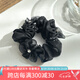 向晚 發(fā)圈發(fā)繩高級感花朵發(fā)圈女氣質(zhì)丸子頭頭繩高彈力馬尾大腸圈發(fā)飾