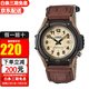 卡西歐（CASIO） 手表Forester經(jīng)典復(fù)古森林人網(wǎng)紅同款男女表送禮推薦 FT-500WC-5B【香港直郵】