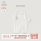 乖奇熊女寶寶夏季裝連體衣薄款娃娃領(lǐng)嬰兒哈衣爬服長袖空調(diào)服彈力