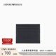 EMPORIO ARMANI/阿瑪尼官方旗艦【七夕男友禮物】商務(wù)多卡位十字紋輕便手拿卡夾 87872-海軍藍(lán)色