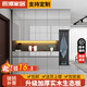 辰潭家居 鞋柜實(shí)木 歐式門(mén)口入戶(hù)柜一體2024新款多層靠墻玄關(guān)柜家用高鞋柜 140CM四門(mén)+頂柜+換鞋凳-迪奧灰門(mén) 鉆石白門(mén)