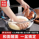 京嚴(yán)選和面盆揉面盆玻璃洗菜料理盆水果沙拉碗廚房打蛋盆烘焙盆發(fā)面盆