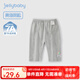 JELLYBABY【2025夏裝上新】女童打底褲寶寶甜美貝殼褲子小童薄款兒童七分褲 花灰 110 CM