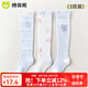 棉奇熊嬰兒長筒襪夏季薄款純棉襪新生嬰兒0-3月寶寶3雙裝網(wǎng)眼春夏防蚊襪 8128-藍(lán)色【防蚊襪透氣薄款】 3雙 1-3歲 -m碼 腳長12-14cm