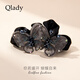 Qlady刺繡蝴蝶發(fā)圈頭繩橡皮筋女扎頭發(fā)頭花發(fā)飾2025款高端發(fā)繩生日禮物