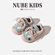NUBEKIDS真皮男童運動(dòng)鞋休閑春秋季新款女寶寶防踢軟底百搭學(xué)步鞋 童話(huà)粉真皮款 28 內長(cháng)17.4 cm推薦腳長(cháng)16.4cm左右