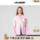 LALABOBO2025春季新款牛仔外套女漸變色立體玩偶熊寬松顯瘦夾克RBEA-JW12 粉牛仔 常規(guī) S