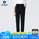 Navigare意大利小帆船女士休閑褲西裝褲純色長(zhǎng)褲2312073501 黑色 27 