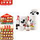 杯具熊（BEDDYBEAR）保溫杯兒童大容量316不銹鋼吸管杯學(xué)生直飲幼兒園水杯 童趣大耳米奇-三蓋（禮盒裝）600ml