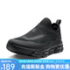 特步（XTEP）門(mén)店同款爸爸鞋運動(dòng)休閑鞋男透氣戶(hù)外溯溪鞋懶人套腳鞋男 黑 43