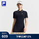 FILA 斐樂官方女子連衣裙2025夏新款網(wǎng)球運動簡約基礎翻領連身裙 RD寶藍-NV S 160/80A/S