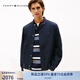 TOMMY HILFIGER【防潑水】25新款秋冬男裝經(jīng)典輕薄棒球領(lǐng)飛行夾克外套05547 藏青色DW5 M （推薦：135-150斤）