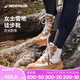 迪卡儂女士冬季防水保暖徒步鞋東北戶外雪地靴雪地鞋SH500 淺白堊灰 39