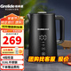 格來德 （Grelide）燒水壺保溫316L不銹鋼電熱水壺恒溫電水壺家用大容量熱水壺多段調(diào)溫煲水壺煮水壺LED大屏數(shù)顯 1.7L D2217E黑-316不銹鋼-4段溫度