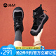 快樂瑪麗（J&M）馬丁靴女加絨保暖2024冬季新款戶外雪地靴防滑休閑厚底東北棉鞋女 黑色 37 235mm