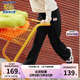 Skechers斯凱奇男女童時尚針織休閑松緊長褲大童運動褲童裝褲子L323K009