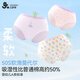 久歲伴兒童內(nèi)褲女童三角褲6-12歲春夏季薄款抑菌中大童發(fā)育校園學(xué)生短褲 7A草莓萌兔 /三角/ 3條 150 /身高140-152體重75-90斤
