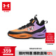 安德瑪（UNDERARMOUR）童鞋男女童籃球鞋冬季款舒適網(wǎng)布透氣耐磨防滑兒童運動(dòng)鞋2441209 紫/黑 36